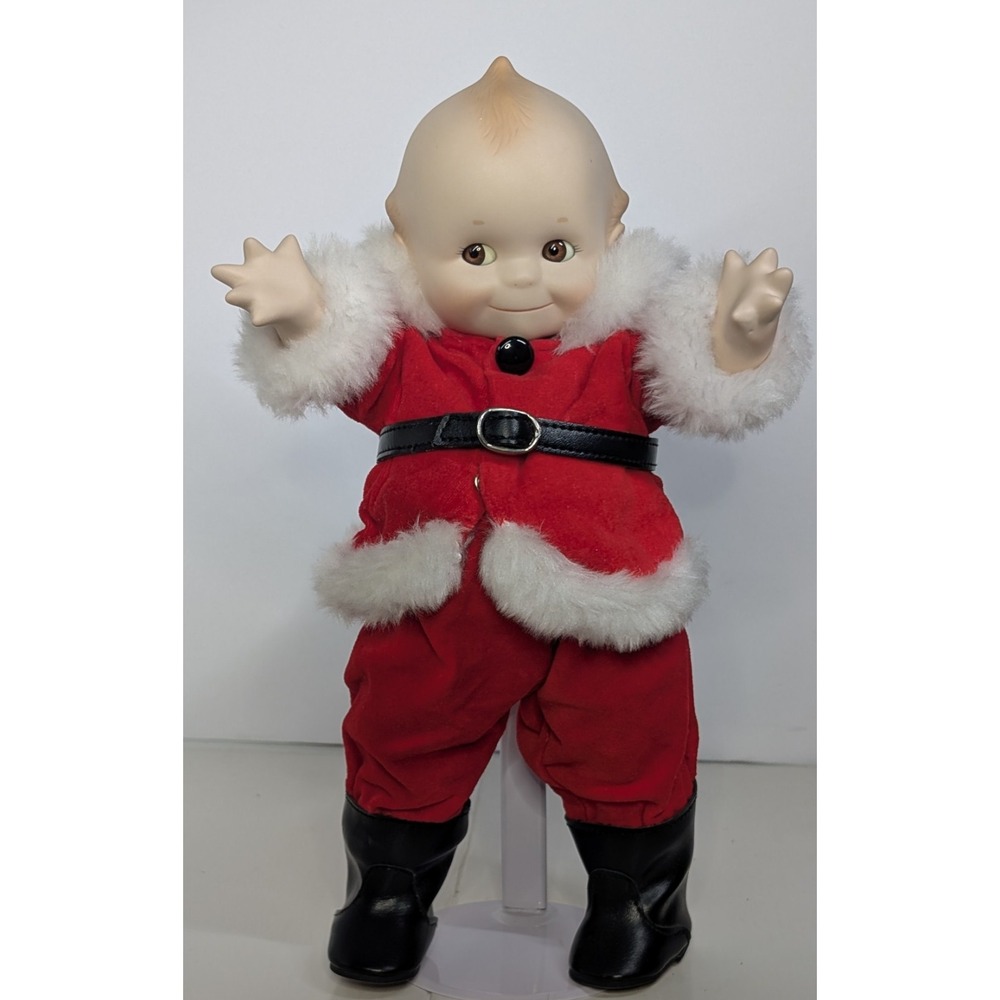 Jesco Kewpie Santa Claus Doll Vintage Holiday Christmas Porcelain Jointed 1997
